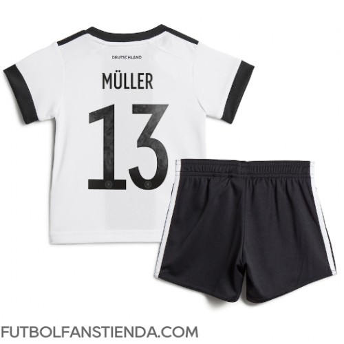Alemania Thomas Muller #13 Primera Equipación Niños Mundial 2022 Manga Corta (+ Pantalones cortos)